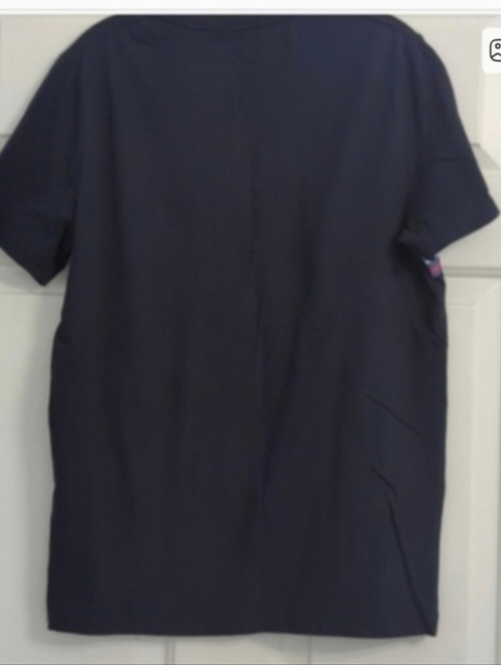 Nautica short sleeve Navy Blue tee with sailboat graphic bold logo Medium - Picture 4 of 7